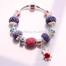 on sale fashion crystal bead bracelet charm mens bracelets